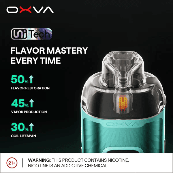 OXVA VPRIME至尊註油主機 | 雙模式電子煙 | 大/小煙空倉煙彈 | 60W大功率 | OXVA台灣官網
